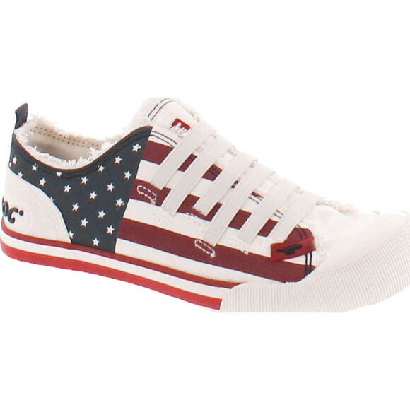 Rocket Dog Joint USA White Womens fashion-sneakers 6 NEW - Picture 1 of 4